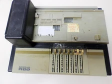 Vintage NBS Model 875 Credit Card Imprinter Slider Machine Made in Canada