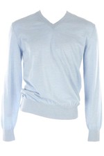 DOLCE & GABBANA BLUE MEN'S CASHMERE SWEATER UK/US 38 FR 48 IT 48