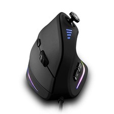 Vertical Mouse Ergonomic USB Wired 5D Rocker 10000 DPI RGB Gaming PC