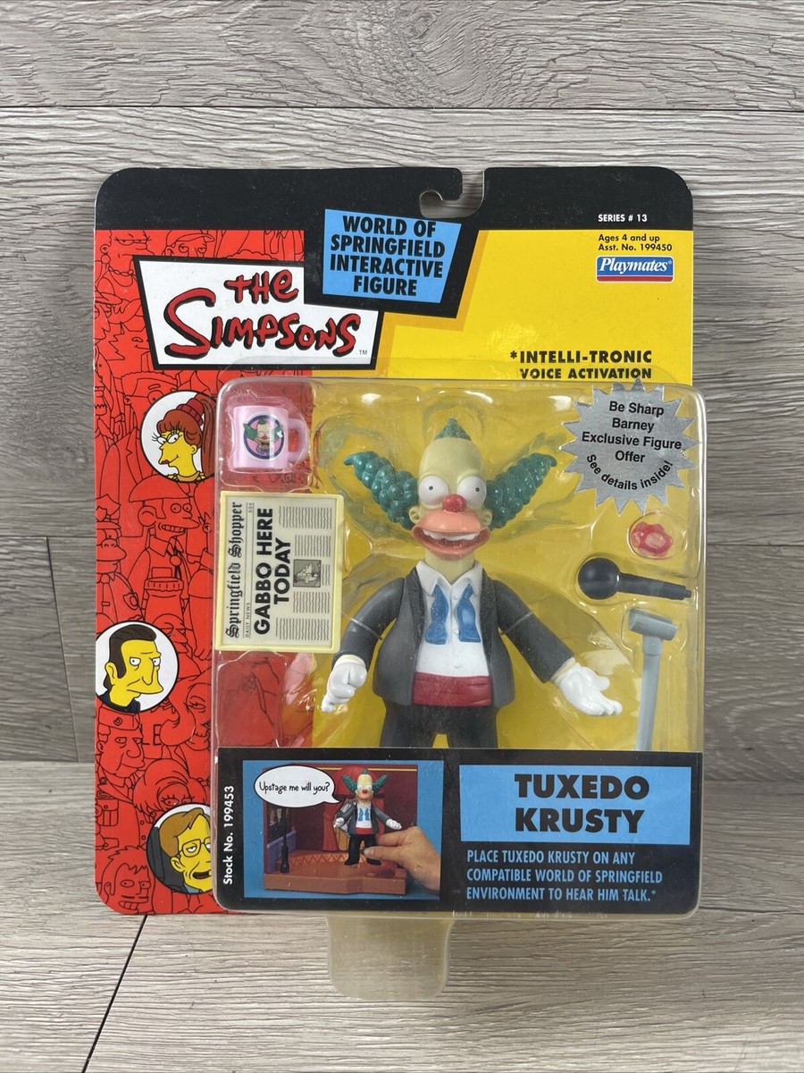 NEW Simpsons World of Springfield WOS Figure Tuxedo Krusty Series