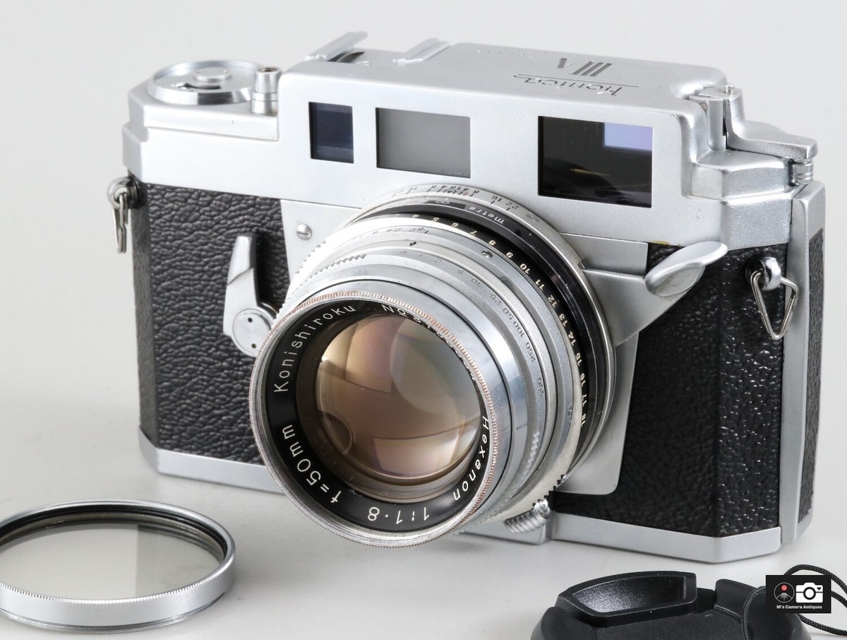 Konica IIIA Rangefinder Camera Hexanon 50mm f1.8 Exc++ From JP 