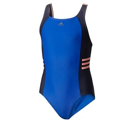 Adidas Performance Enfants Filles Maillot de Bain Sport Bleu Marine - Photo 1/2