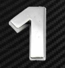 Self Adhesive Stickers For Auto 3d Emblem Badge Letters Numbers Chrome Symbols