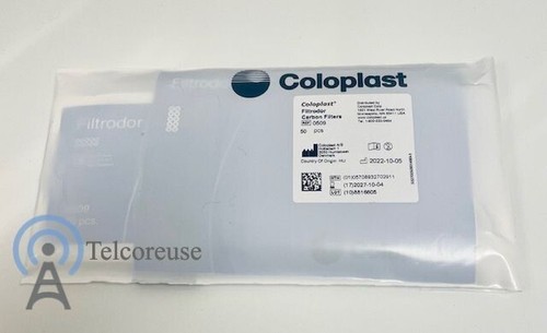 Coloplast 509 FILTRODOR Pouch Odor Carbon Filters New/Sealed, 50 QTY - Picture 2 of 6