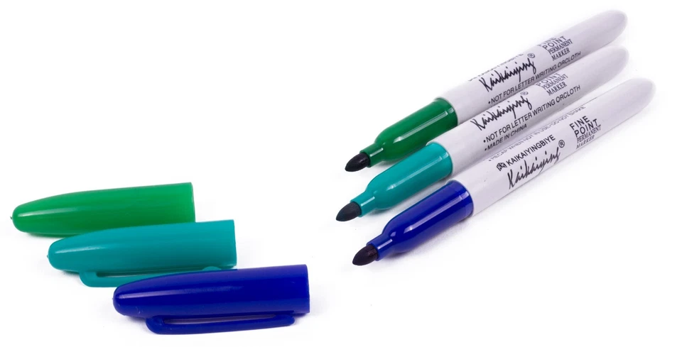 Marker Stift Permanentmarker Filzstifte Farbstifte Stifte wasserfest 12 Farben - Bild 2 von 3