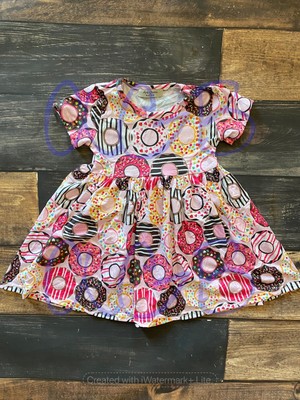 Pink Donuts Short Sleeve Dress | eBay 