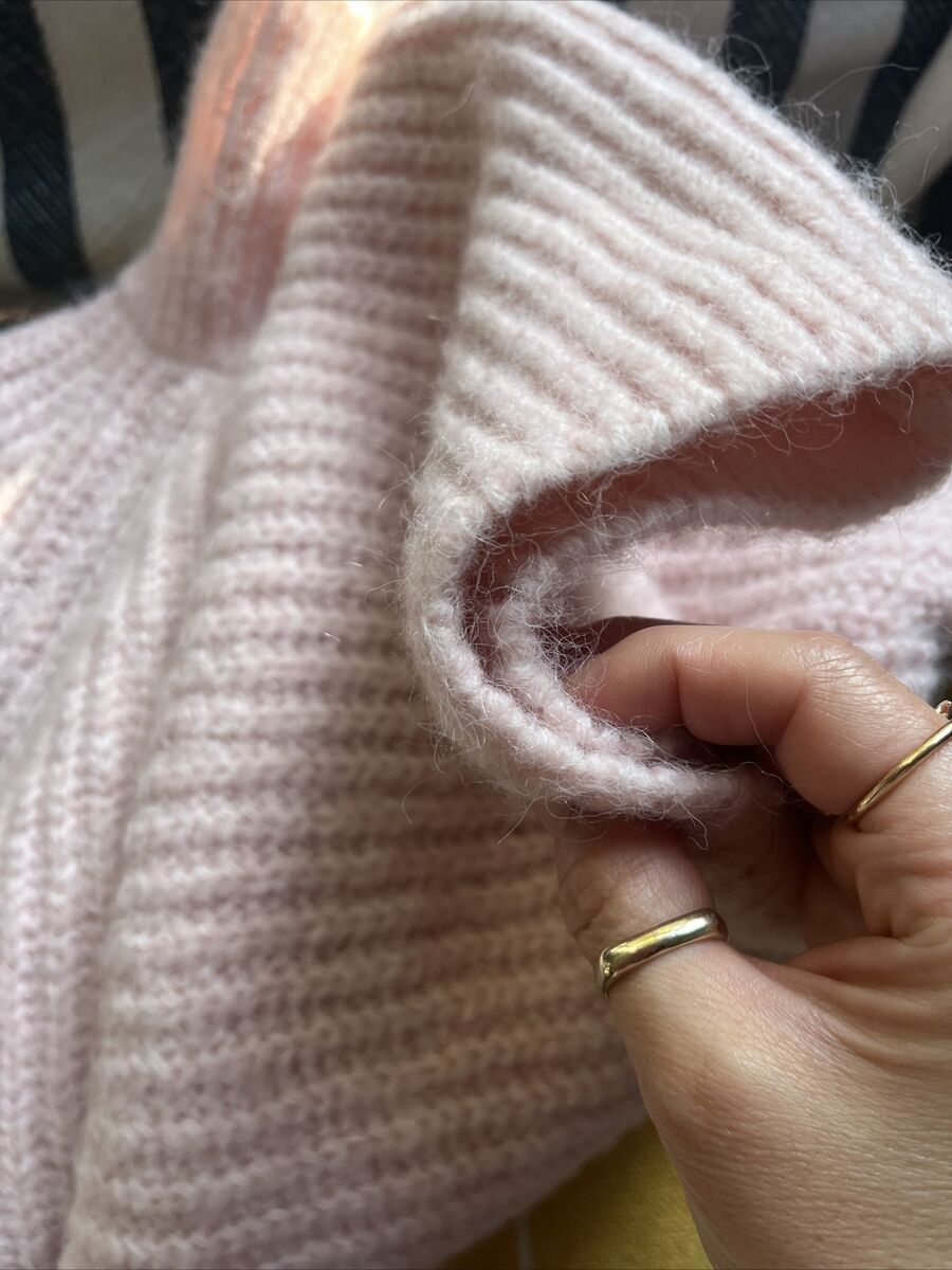 Zara Turtleneck Baby Pink Knit Oversized Sweater Size S Ref Zara Turtleneck Baby Pink Knit Oversized Sweater Size S Ref