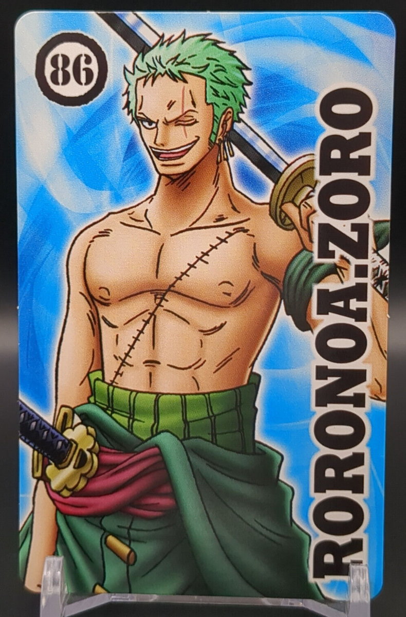 Roronoa Zoro #86 One Piece Card Top Gum 2010 Top Seika TCG