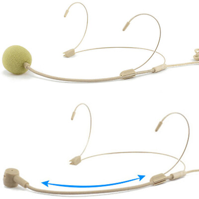 Economy Doppel-Ohr-Haken-Mikrofon für verschiedene kabellose Body-Pack-Sender