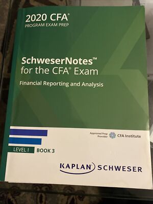 Schweser Notes - Financial Reporting and Analysis (Level 1)