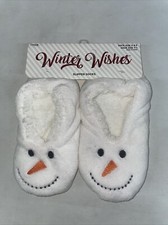 Winter Wishes Slipper Socks Chillin With My Snowmies