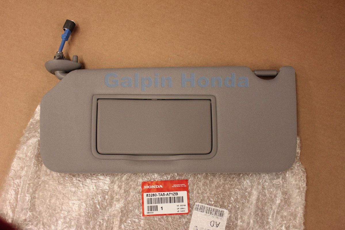 HONDA 83280-TA5-A71ZB GENUINE OEM SUNVISOR *NH686L* (WARM GRAY