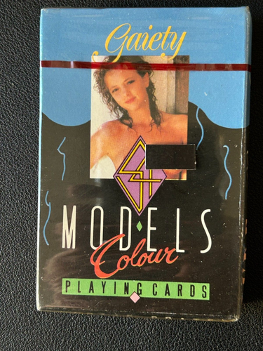 COLLECTIBLE 54 MODELS ADULT PLAYING CARDS BY GAIETY VINTAGE N2