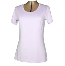 32 Degrees Cool Performance Tee Wicking Scoop Neck Base Layer Athletic Purple M