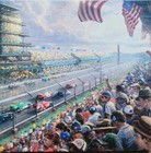 Thomas Kinkade Indy Motor Speedway 100th Gallery wrapped canvas 2