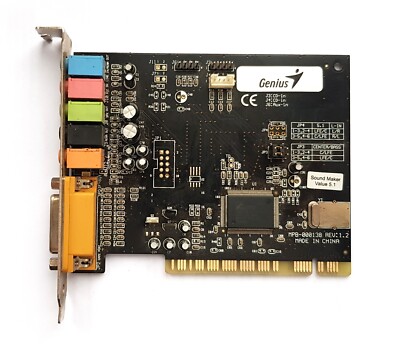 CMI8738 Sound Card, GENIUS Sound Maker Value 5.1, PCI bus