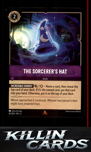 The Sorcerer's Hat 65/204 Rare Into the Inklands Lorcana TCG Card NM