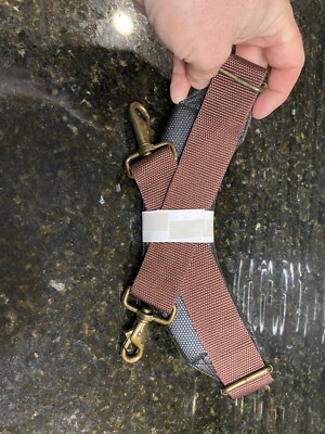 LL Bean Replacement Padded Strap with Metal Hook Brown