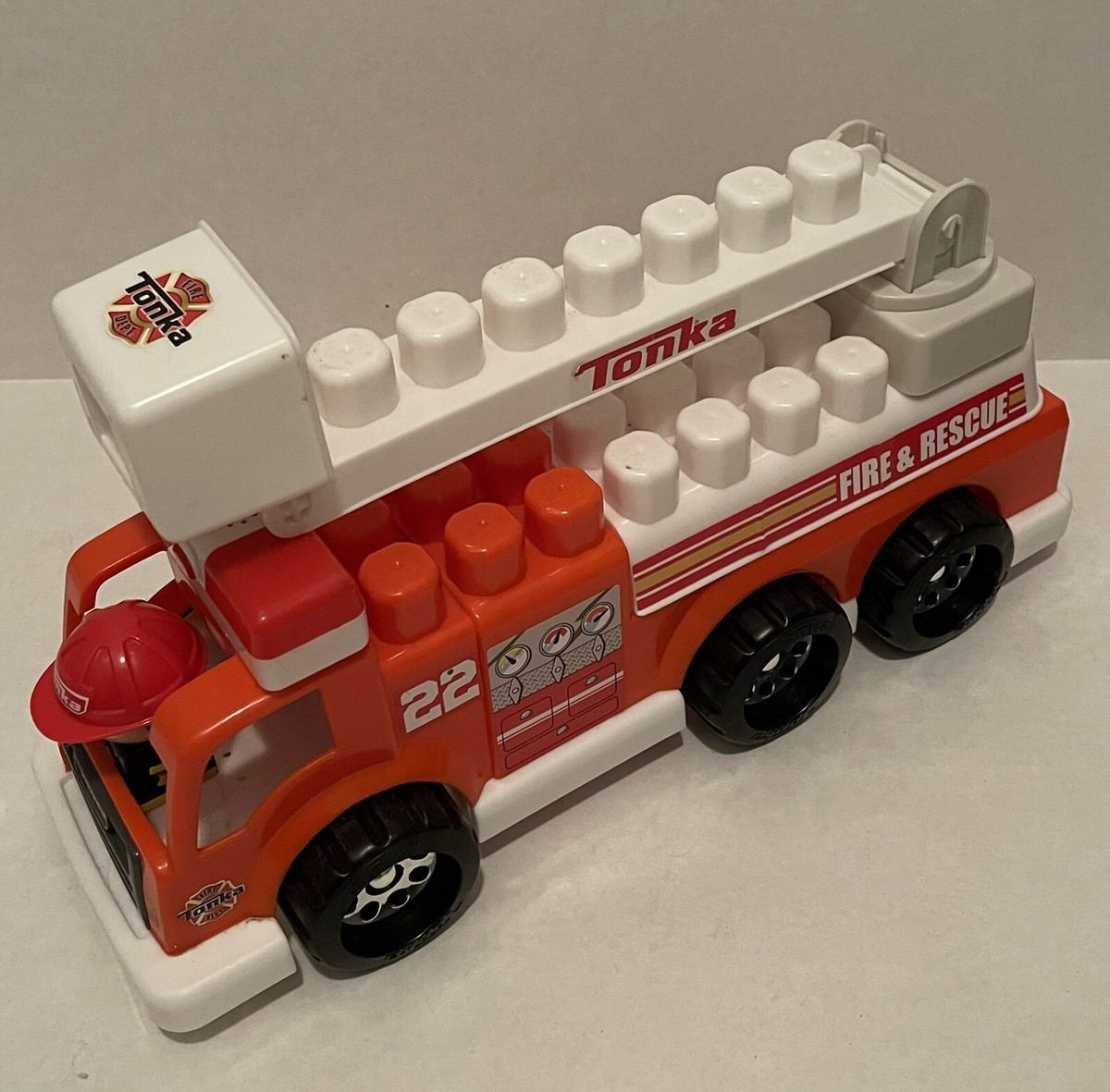 TONKA KIDS WORK LIL HERO FIRE TRUCK #22 Vintage