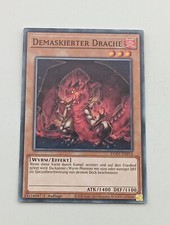 Yu-Gi-Oh Einzelkarte Demaskierter Drache bespielt