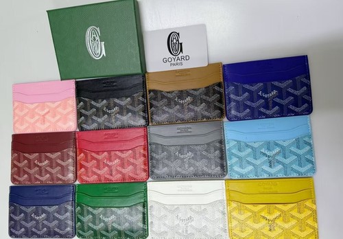 Damen GYD Leder Kartentasche super schmal kleine Geldbörse Mode Karten Geldbörse Geschenke NEU - Bild 37 von 37