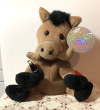 1999 COCA COLA "WILD BOAR" INTERNATIONAL BEAN BAG PLUSH LORS ITALY 0234 MINT
