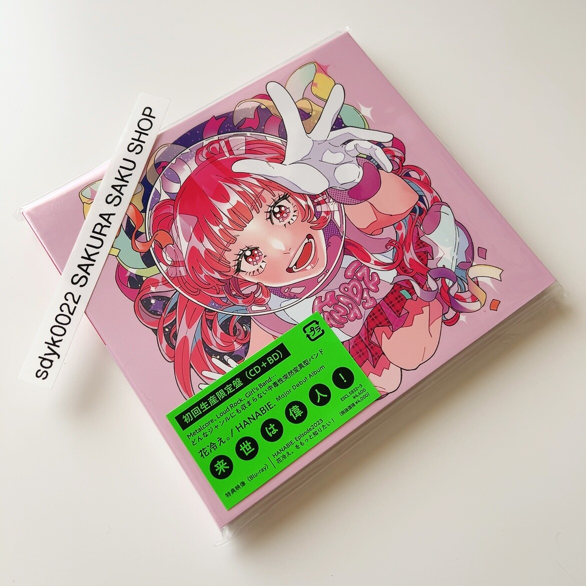 HANABIE Raise wa Ijin First Limited Edition CD Blu-ray ESCL HANABIE Raise wa Ijin First Limited Edition CD Blu-ray ESCL