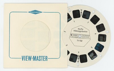 No/Fy Mätnoggrannhet Measurement Accuracy 1970's  Swedish 3-D View-Master Reel