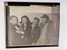 U2 Bono Photo Original Black And White Press Promotion Royal Albert Hall 1988