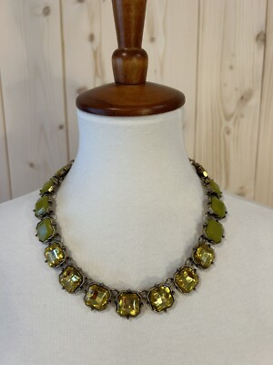 Vintage retired Chunky Crystal Statement Necklace BODEN