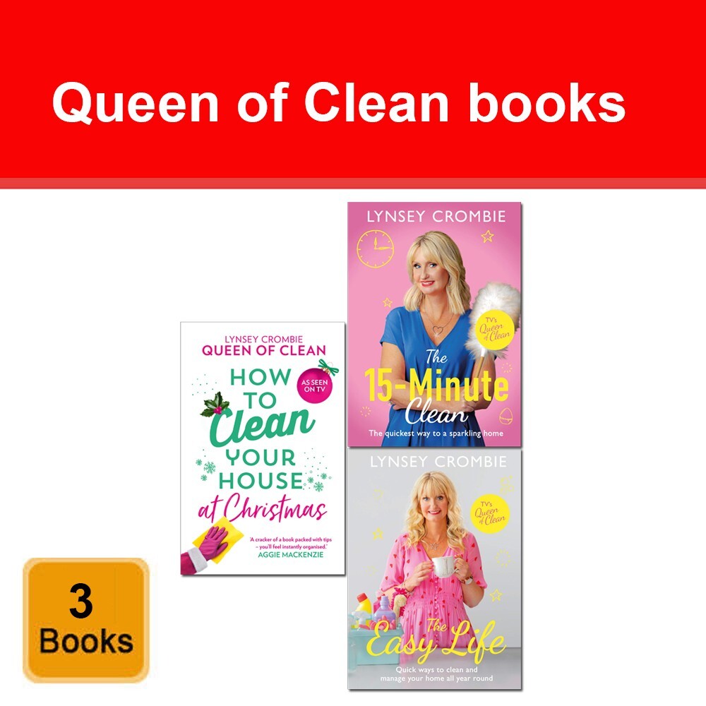 Lynsey Queen of Clean Collection 3 Books How To Clean Your House at Christmas