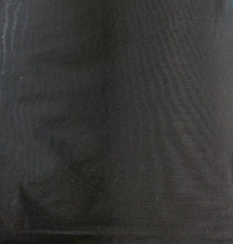 1 yard 4 way stretch good weight black mesh