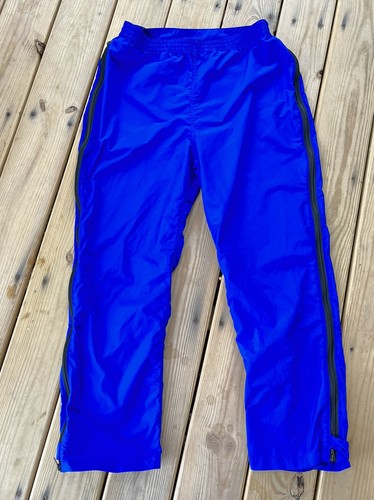 LL Bean Mens Windbreaker Pants Blue 