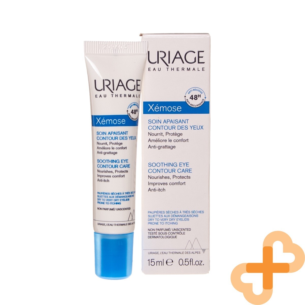 URIAGE XEMOSE Eye Cream 15 ml Soothing Eye Contour Care Nourishes Anti Age