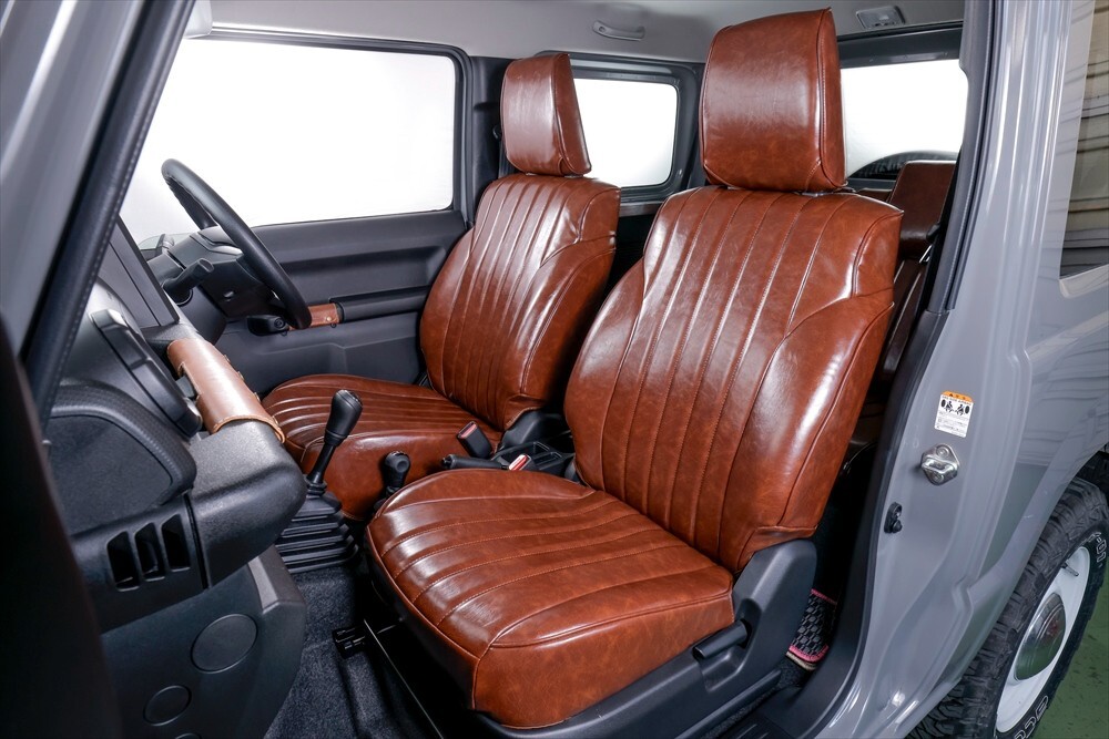 Suzuki Jimny Vincent Old Style Seat Cover Dark Brown for Suzuki