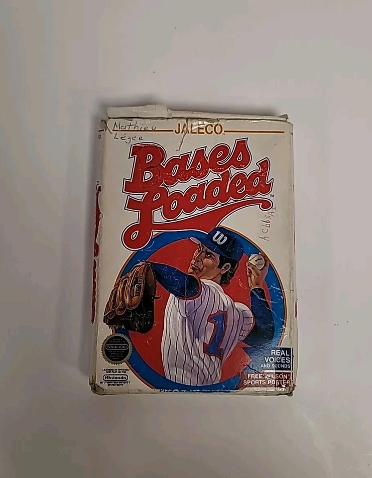 Bases Loaded (Nintendo Entertainment System, NES) With Box Game And Manual  - Image 2 of 4