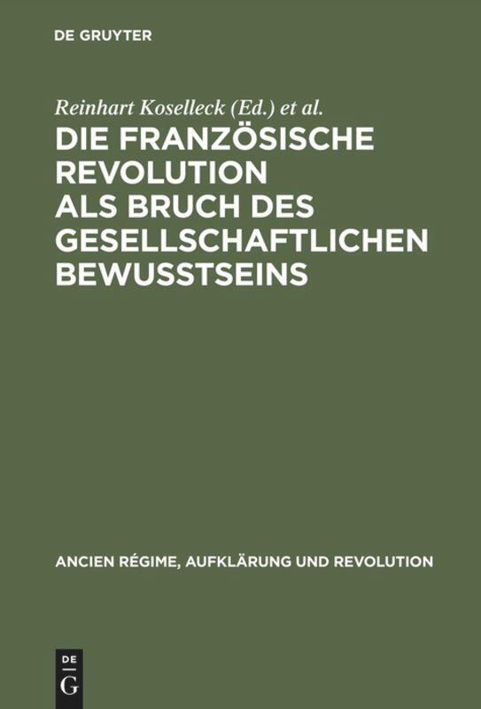 Thumbnail - Rolf Reichardt (u. A.) | Die Französische Revolution Als Bruch Des...