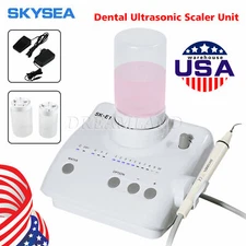 Portable Dental Ultrasonic Piezon Scaler fit Cavitron EMS + 5 tips + 2 Bottles