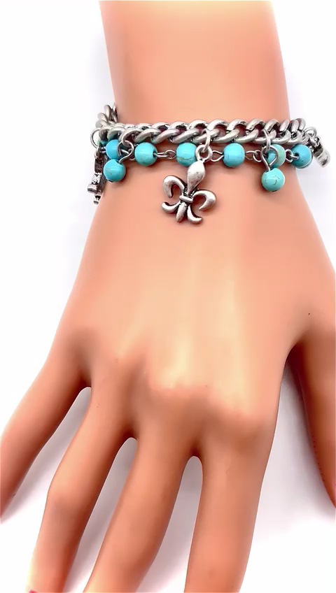 【HYERES LOR】25SS★ Essence Silver (W) Flower Bracelet Silver Flower Bracelet - Etsy