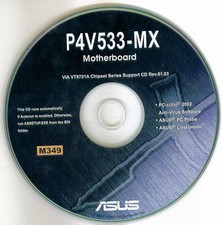ASUS P4V533-MX Motherboard Drivers Install M349