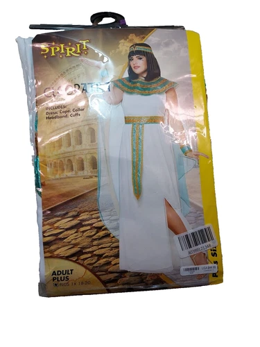 Spirit Halloween Cleopatra 1X - 18 - 20 Costume New