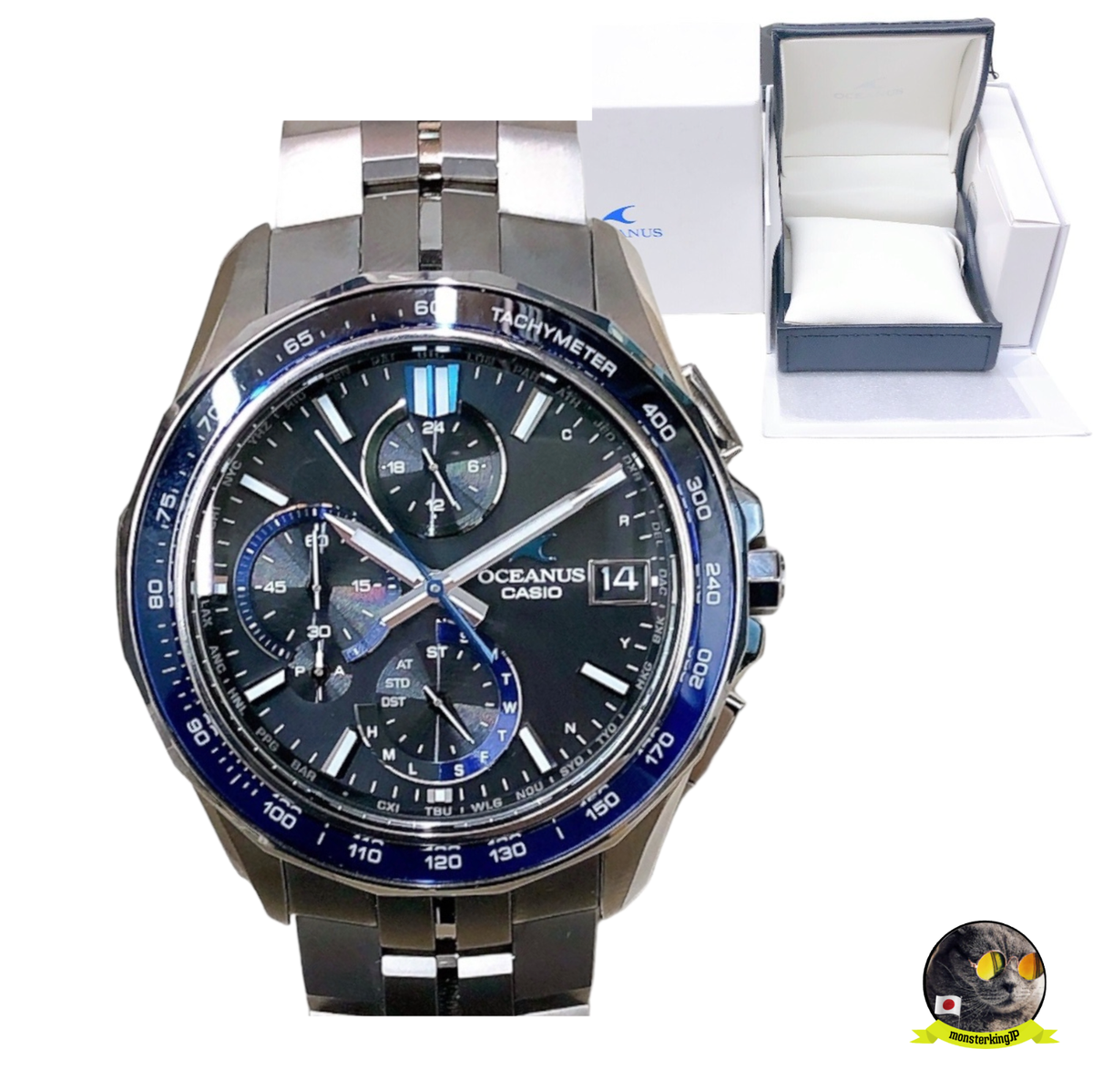 Casio Oceanus Manta OCW-S7000-1AJF Titanium Men's Wristwatches W
