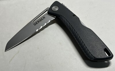Gerber Shark Belly Leupold & Stevens Folding Lockback Knife #420HC - 8  Overall
