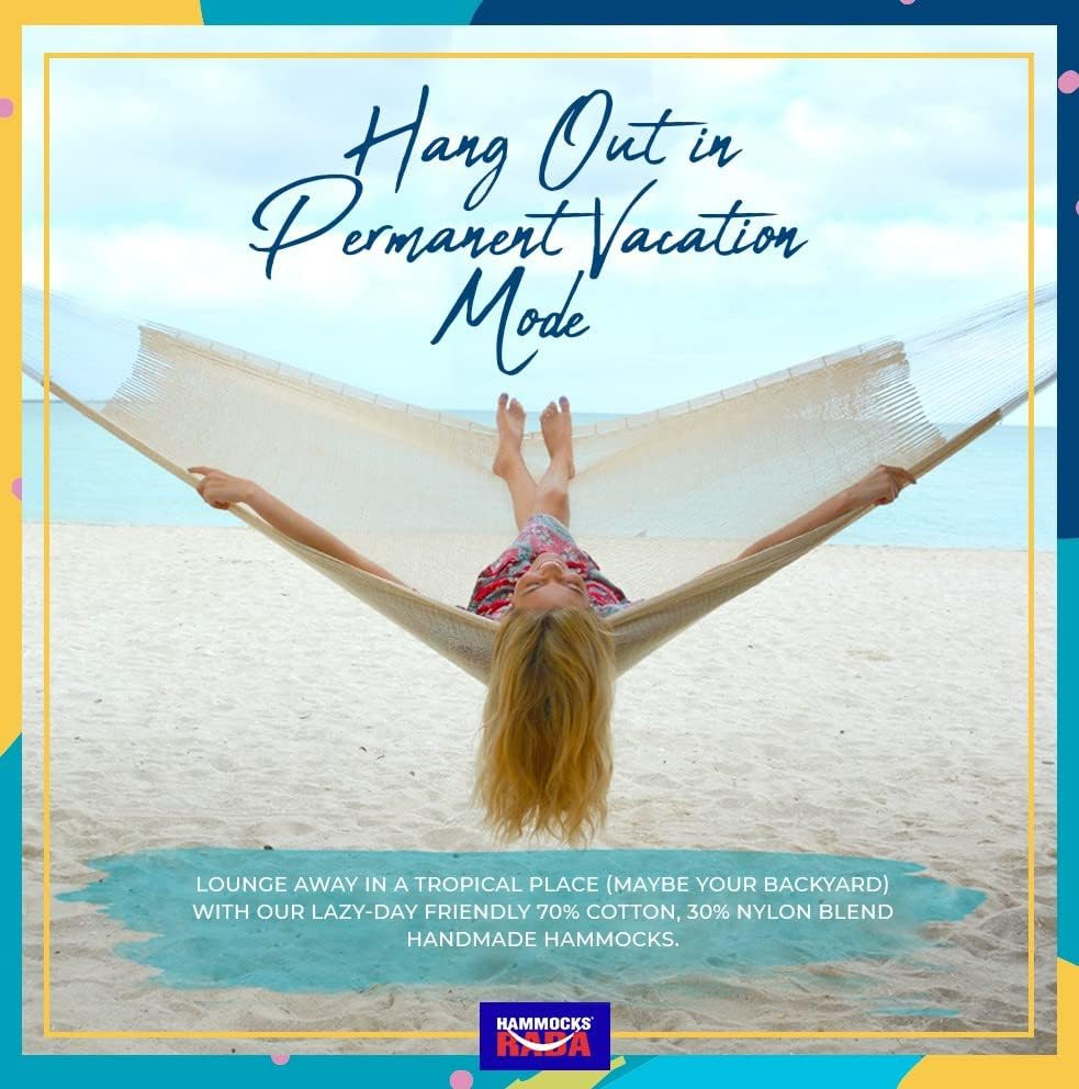 Matrimonial Size Hammock -  - Caribbean Color