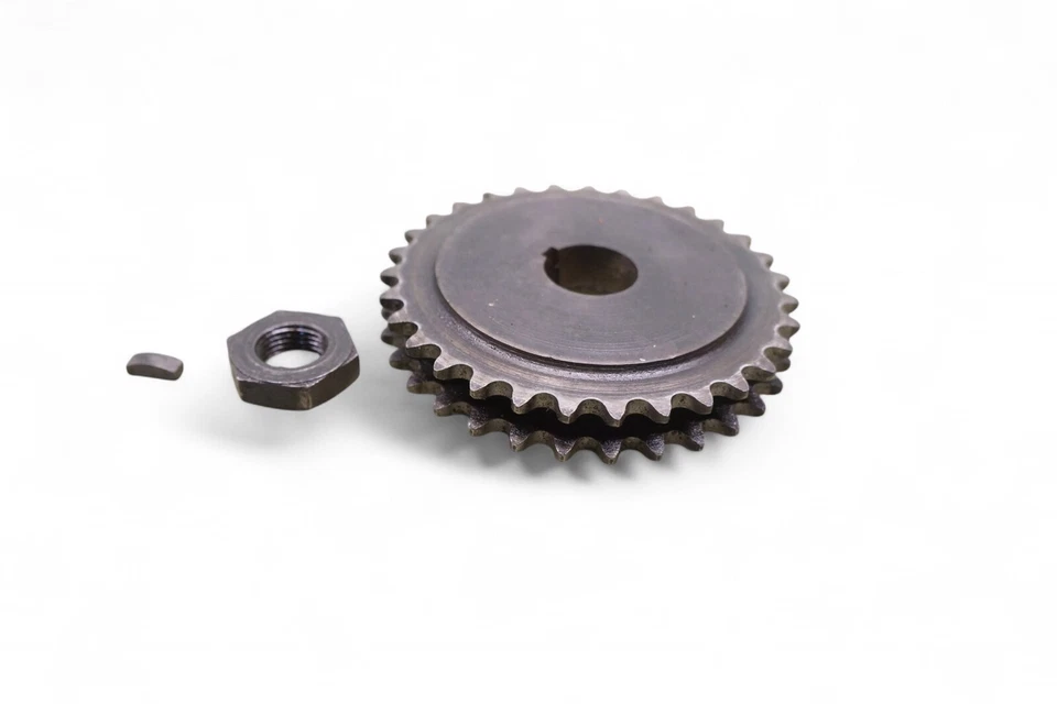 1942 Harley Solo WL WLA 45 Knucklehead Flathead G *2598A Primary Sprocket  - Imagem 4 de 4