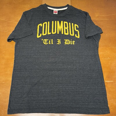 Columbus Crew Shirt Mens 2XL Gray Soccer MLS Homage