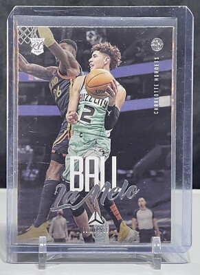 LaMelo Ball 2020-21 Panini Chronicles Luminance Rookie Card Charlotte Hornets 