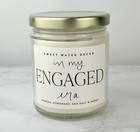 Soy Based Wax Blend Candle Bridal Shower Engagement Gift For Her - 9 oz