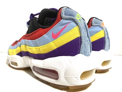 NIKE AIR MAX 95 SP MULTI COLOR PSYCHIC BLUE CHROME YELLOW CK5669