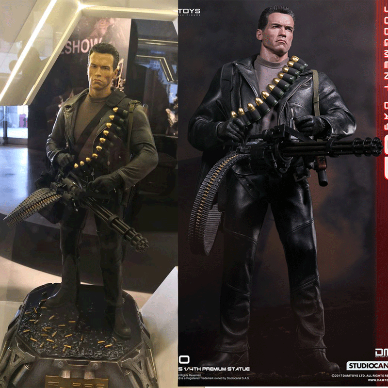 DAMTOYS 1/4th Terminator 2:Judgment Day T-800 Figurine Statue